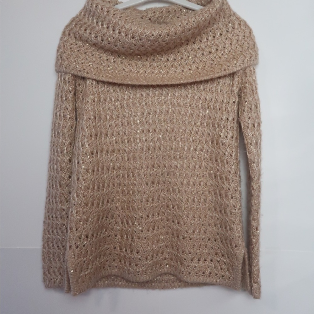 Antonio Melani Womens Cowl Neck Sequin Sweater Xs - Picture 3 of 12